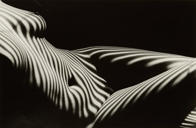 Lot 168 - Lucien Clergue, Nu zèbré, New York City, 2007