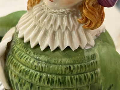 Lot 522 - James Hadley for Royal Worcester Porcelain Co. Aesthetic Movement Oscar Wilde Porcelain Teapot