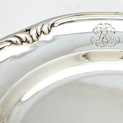 Lot 380 - Two French Odiot Sterling Silver Serving Dishes