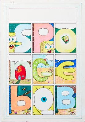 Lot 391 - SpongeBob in Letters