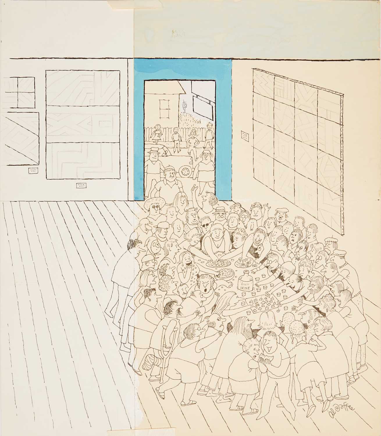 Lot 368 - A satirical take on art gallery openings