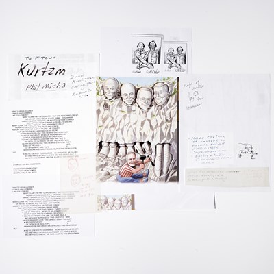 Lot 302 - An unfinished Fold-In tribute to Harvey Kurtzman