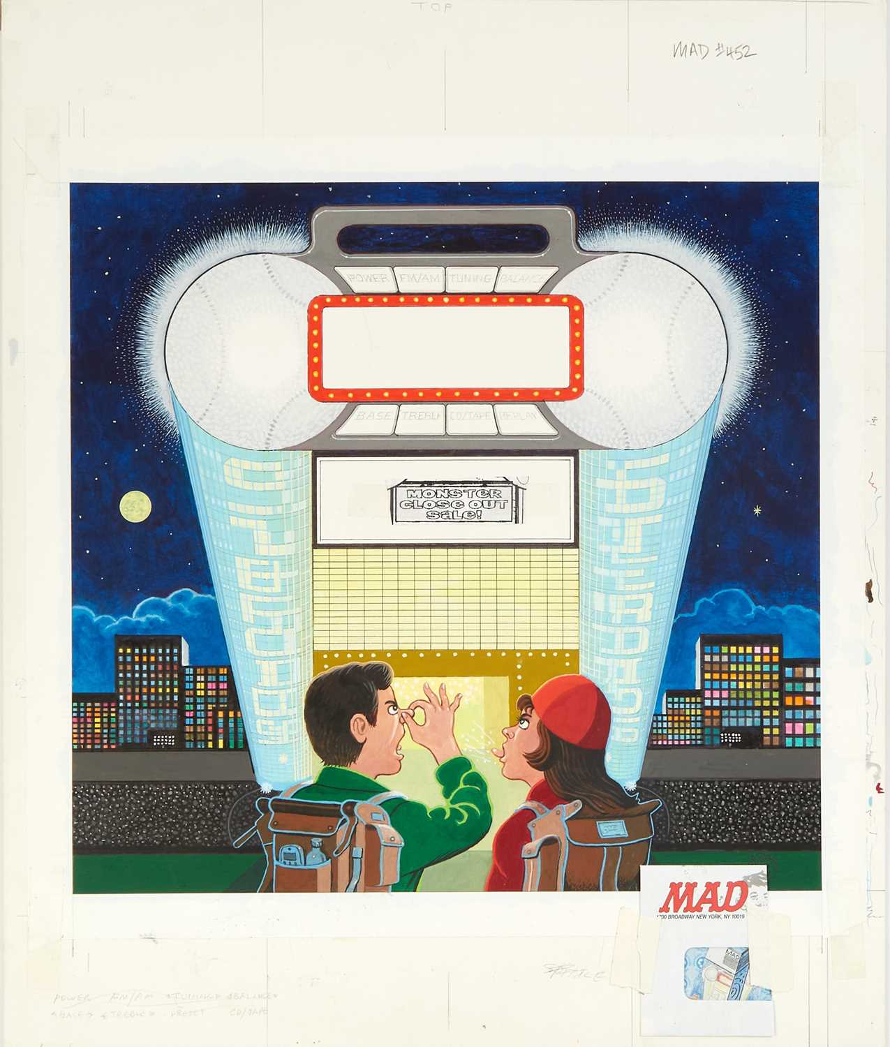 Lot 305 - MAD Fold-In - "What big star's record is the public just not buying?"