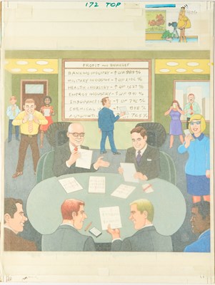 Lot 327 - MAD Fold-In - "What American enterprise is still widely regarded as too big to fail?"