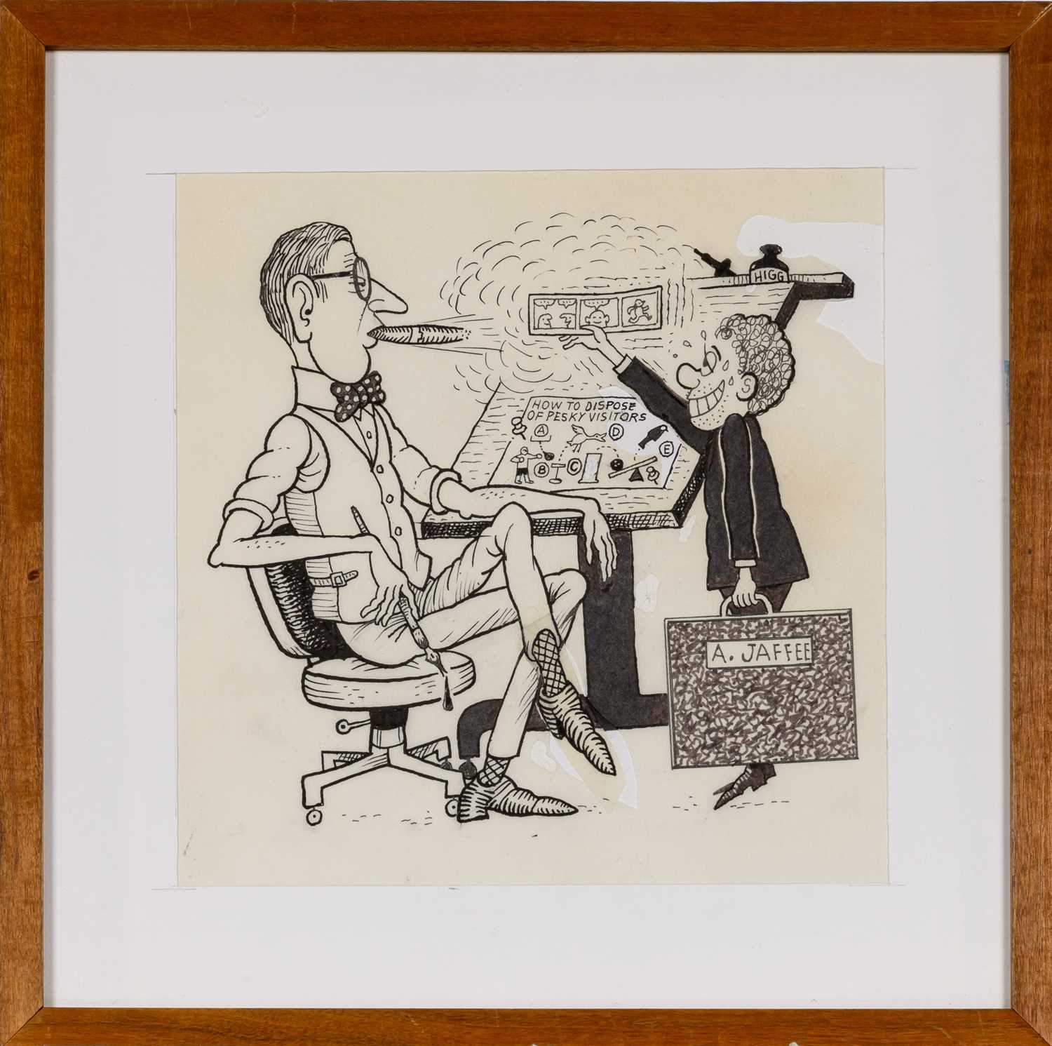 Lot 357 - "The first cartoonist I ever met" - Al Jaffee honors one of his heroes, Rube Goldberg