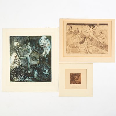 Lot 362 - Three etchings by Will Negron