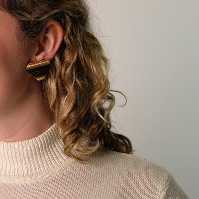 Lot 112 - Roger Dubuis Pair of Rose Gold 'Be Heart' Earclips