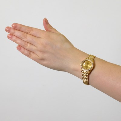 Lot 21 - Rolex Gold and Diamond 'Datejust' Wristwatch, Ref. 69178