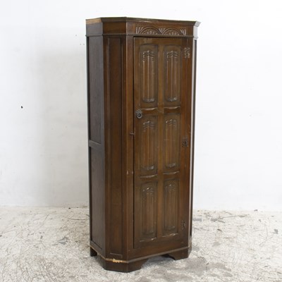 Lot 350 - Jacobean Style Walnut Cabinet