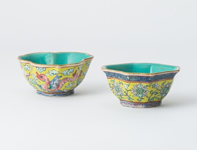 Lot 128 - Two Chinese Enameled Porcelain Cups