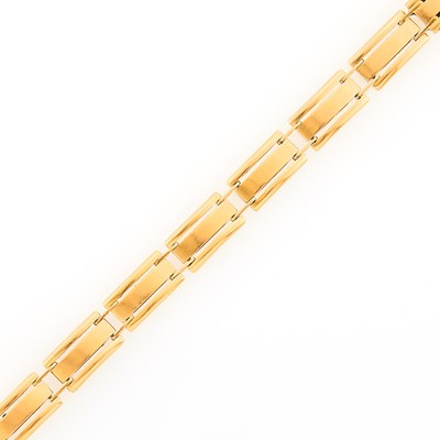 Lot 2204 - Gold Link Bracelet