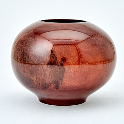 Lot 372 - Matt Moulthrop Turned Mahogany Small Vessel