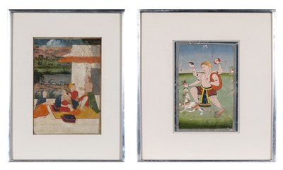 Lot 751 - Two Indian Indian School Painted Miniatures