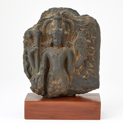 Lot 322 - An Indian Schist Relief Fragment