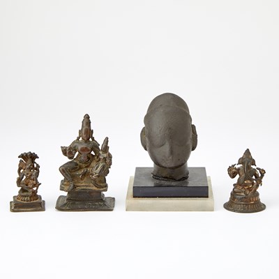 Lot 323 - Four Indian Miniature Sculptures