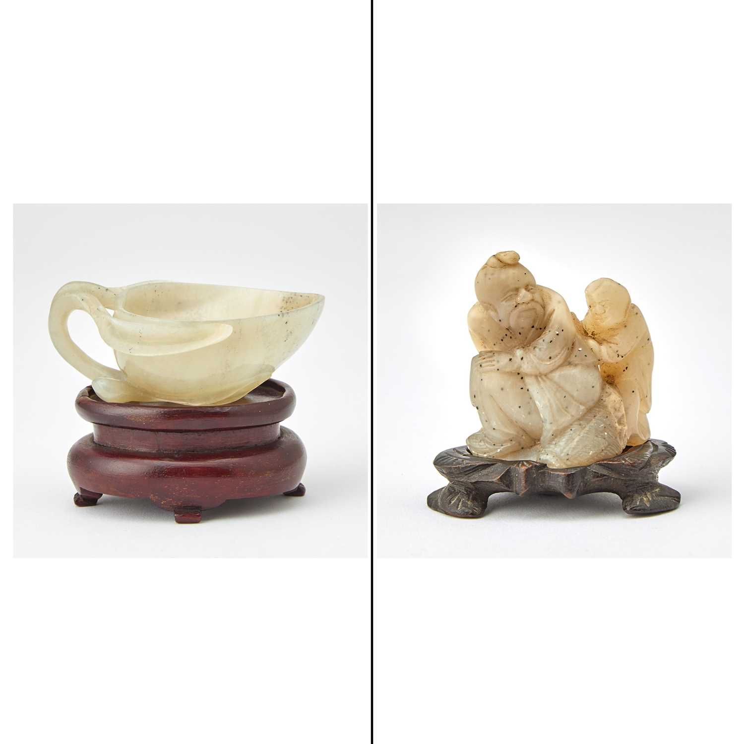Lot 43 - Two Chinese Jade Articles