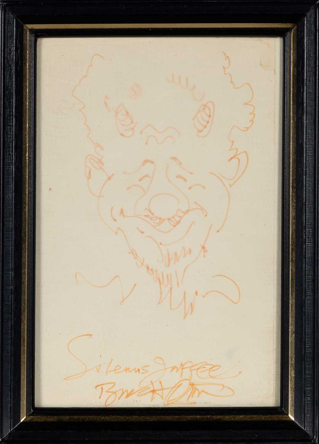 Lot 381 - A Burne Hogarth Sketch of "Silenus Jaffee"