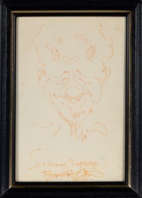 Lot 381 - A Burne Hogarth Sketch of "Silenus Jaffee"