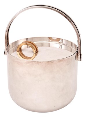 Lot 214 - Ambrogio Pozzi Silver Plated Covered Ice Pail