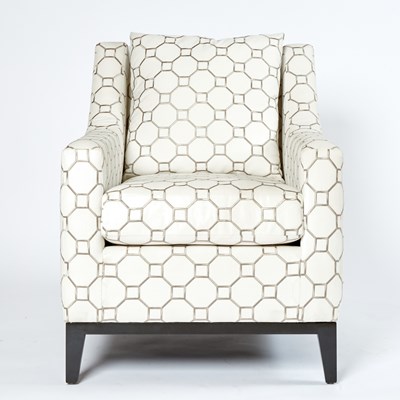 Lot 304 - Upholstered Club Chair