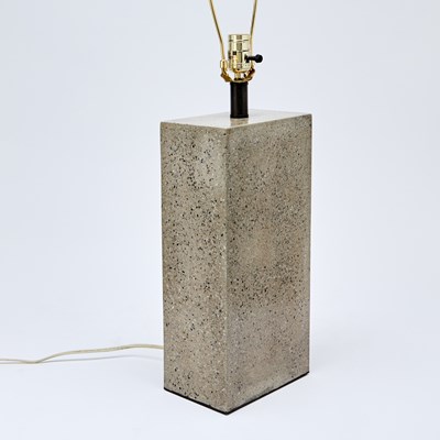 Lot 303 - Pair of Faux Stone Composite Lamps