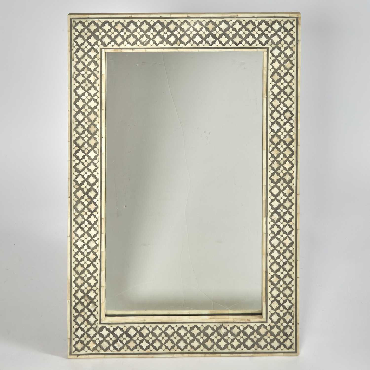 Lot 305 - Bone Inlaid Mirror
