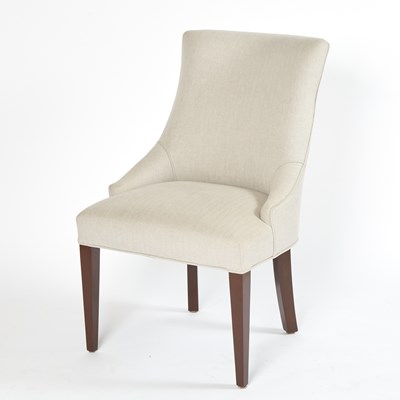 Lot 310 - Set of Six Upholstered Dining Chairs