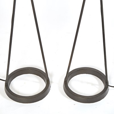 Lot 314 - Pair of Iron Floor Lamps