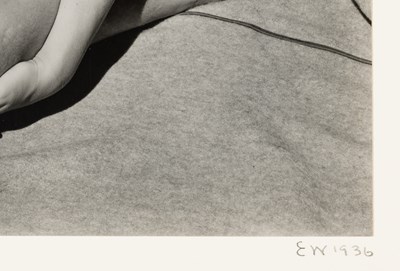 Lot 240 - Edward Weston Nude, [Charis], Santa Monica, 1936