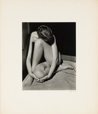 Lot 240 - Edward Weston Nude, [Charis], Santa Monica, 1936