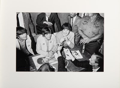 Lot The Beatles at altitude on their first American tour