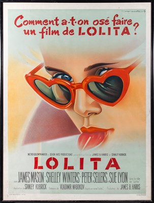 Lot 183 - An original French grande poster for Kubrick's Lolita.