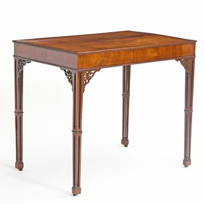 Lot 183 - George III Style Inlaid Mahogany Tea Table