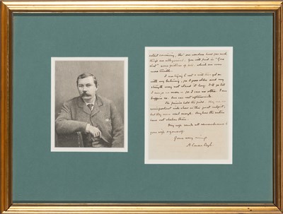 Lot 752 - Arthur Conan Doyle on Oscar Wilde, Spiritualism, fairies and hell