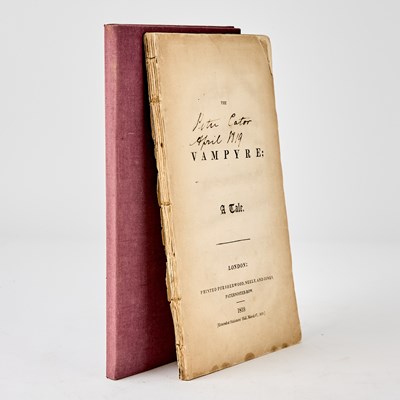 Lot 791 - The earliest obtainable Sherwood issue of The Vampyre