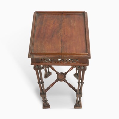 Lot 185 - Chippendale Style Mahogany Kettle Stand