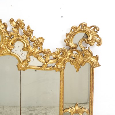 Lot 250 - Louis XV Style Giltwood Over-Mantel Mirror