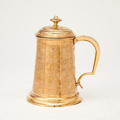 Lot 532 - Russian Silver-Gilt Tankard