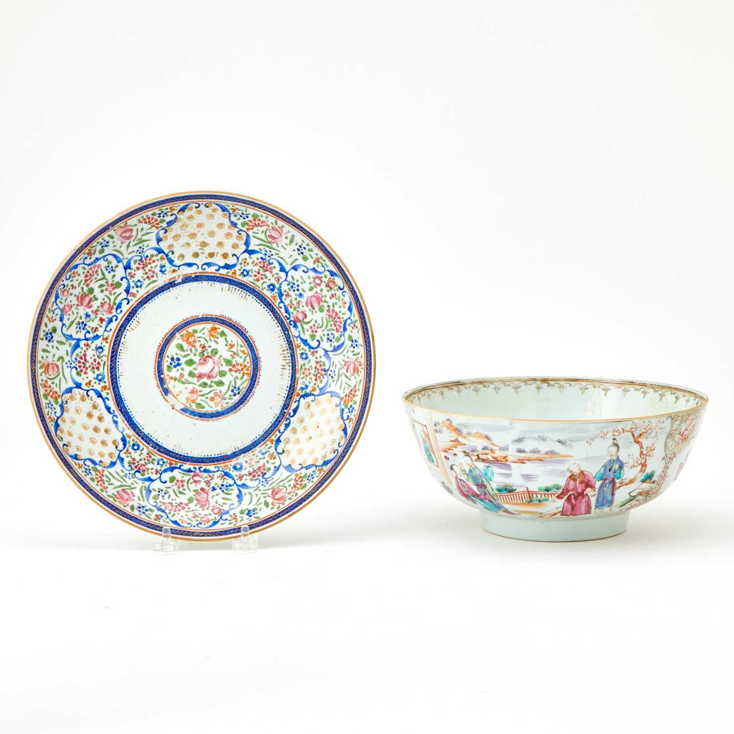 Lot 131 - A Chinese Export Enameled Porcelain Bowl