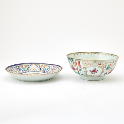 Lot 131 - A Chinese Export Enameled Porcelain Bowl