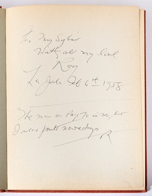 Lot 719 - An inscribed gift for Sybil from Ray