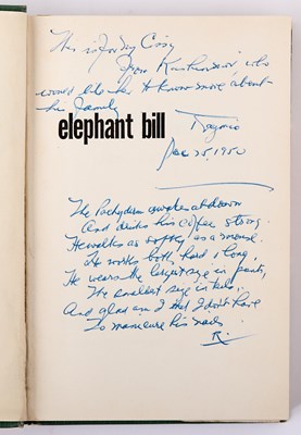 Lot 703 - A humorous poem written in a book for Cissy