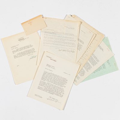 Lot 722 - A large group of interesting fan mail sent to Raymond Chandler