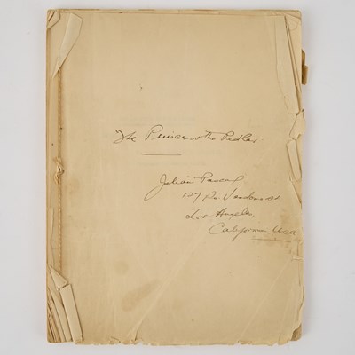 Lot 693 - The original typed manuscript for Chandler's only opera