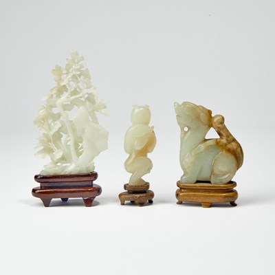 Lot 44 - Five Chinese Jade Carvings