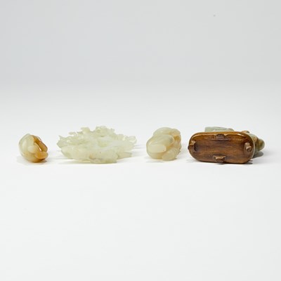 Lot 44 - Five Chinese Jade Carvings