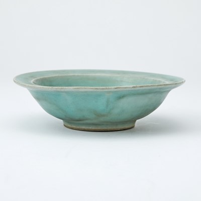 Lot 229 - A Chinese Longquan Celadon Dish