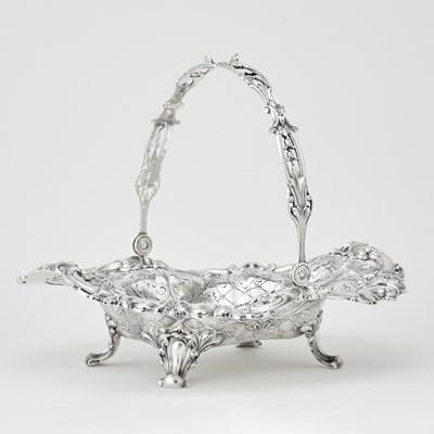 Lot 82 - American Sterling Silver Cake Basket