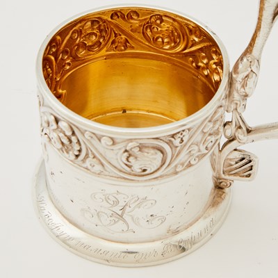 Lot 555 - Russian Silver Tea Glass Holder