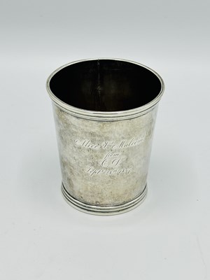 Lot 1150 - American Coin Silver Julep Cup